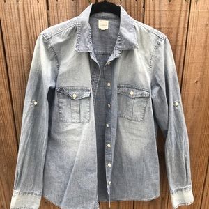 J. Crew Factory Chambray Button Down